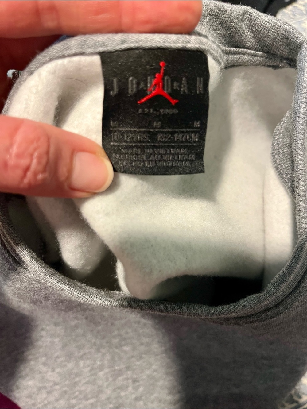 Nike Jordan Boys Brooklyn Fleece Crewneck Sweatshirt Boys / Youth Medium - Picture 3 of 3